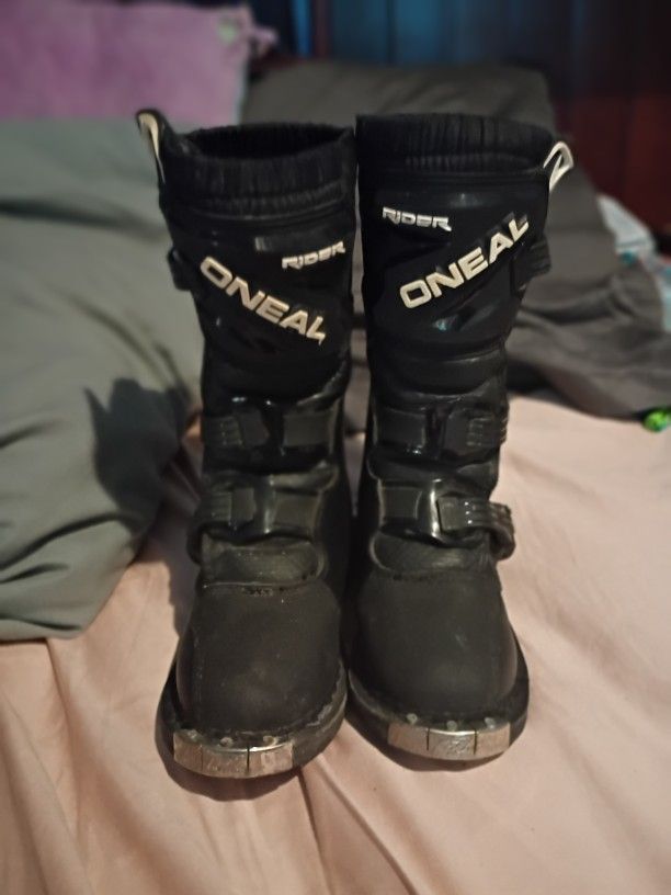 Youth Oneal Motocross Boots Size 1y