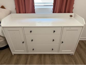 White IKEA Dresser HAUGA