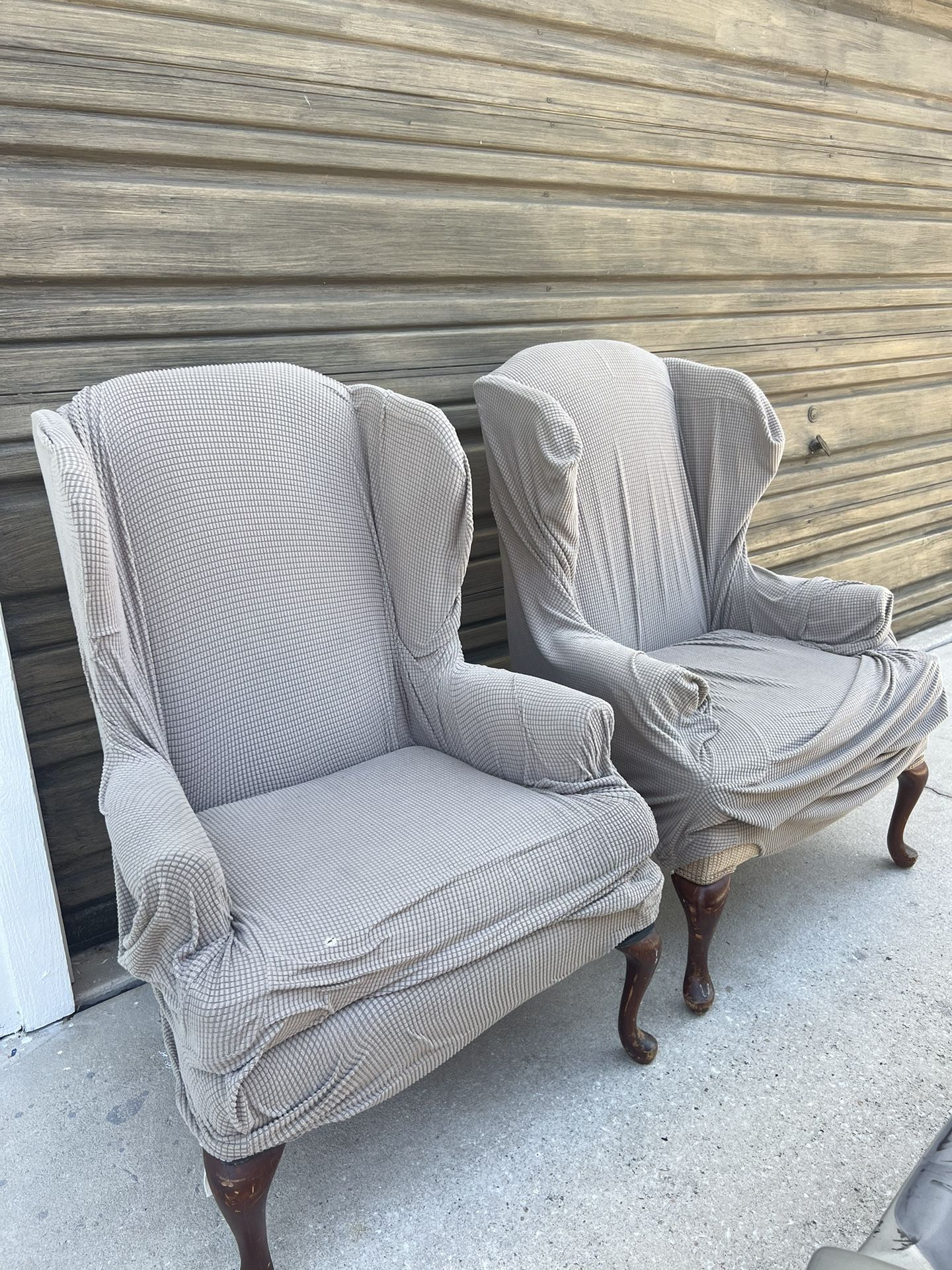 Chairs With Covers 20.00
