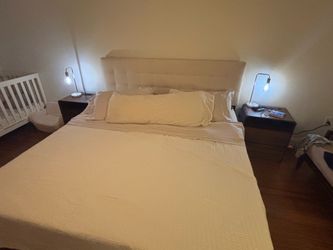 New in Box King Headboard Linen