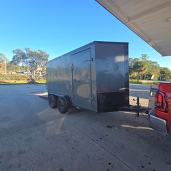 Trailer 6x14 "2018" Obviously Used, But Pulls Great No Leaks Over 6ft Height Interior Clean Documentation In Hand ✋️ READ DESCRIPTION FIRST, LEA 👇 