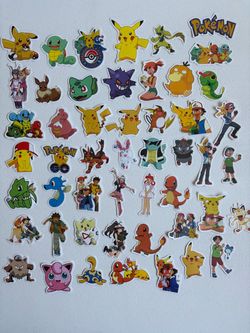 Pokémon Sticker Pack – 50+ Pieces