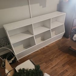 White Book Shelves 
