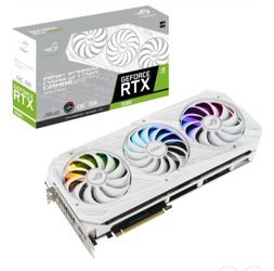 White 3080 ROG 10gb OC - Ring Included