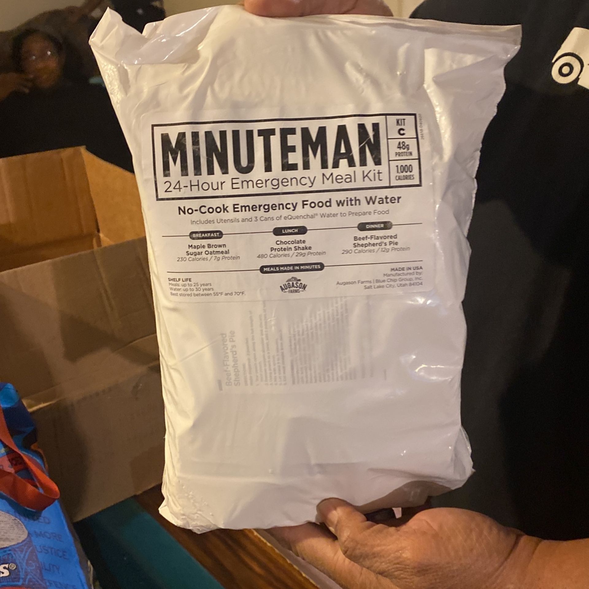 24 Hour Emergency Meal Kit