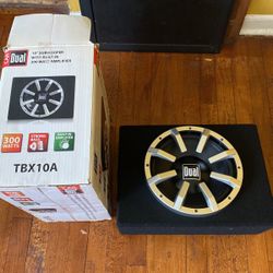 Car Dual 10 inch subwoofer