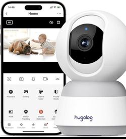 Indoor Security Camera, Perfect Baby Cam or Pet Cam