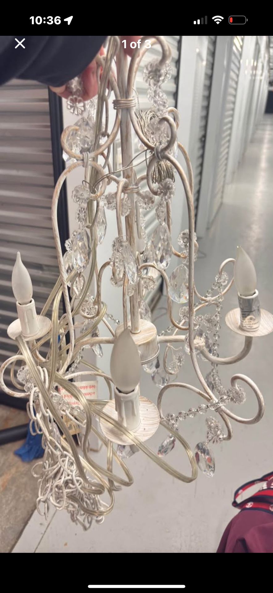 Antique Crystal Chandelier