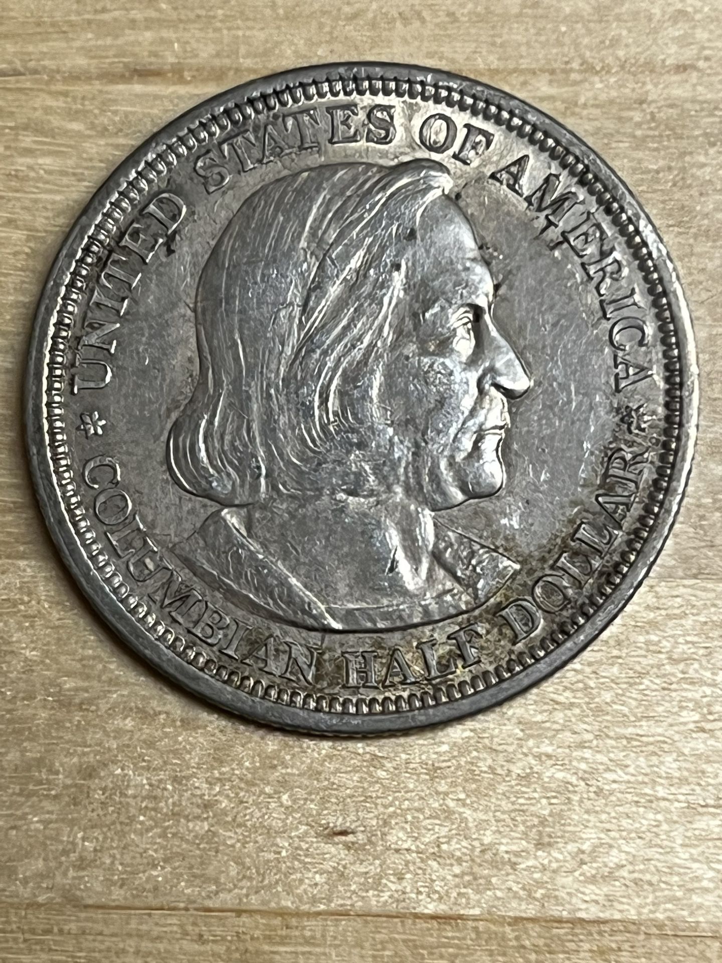 1893 Colombian Exposition Silver Half Dollar