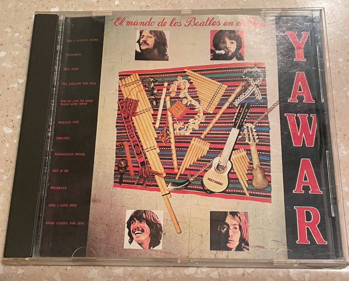 “Yawar/ Beatles En El Peru ” 1991 12-Track Of Songs CD. “El Mundo De Los BEATLES En El Peru”