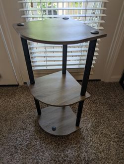 3 tier corner bookshelf