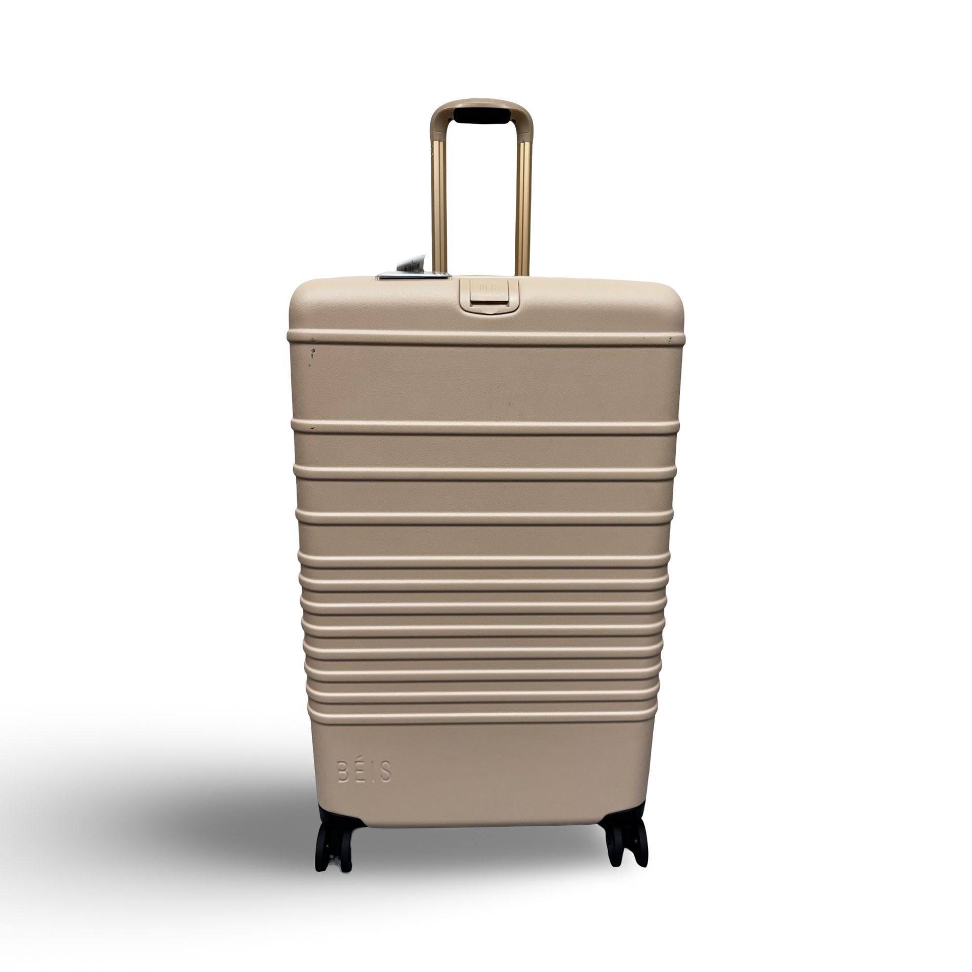 BÉIS Large Check-In Roller- Beige