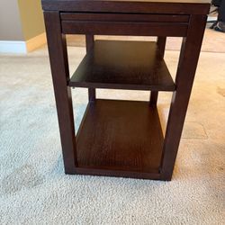 Wood End Table