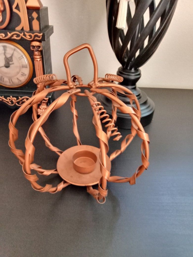 Pumpkin Candle Holder 