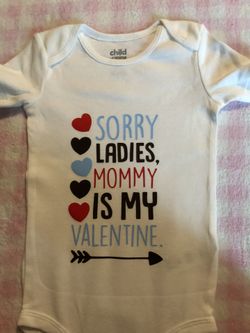 Kids Valentine’s onesie