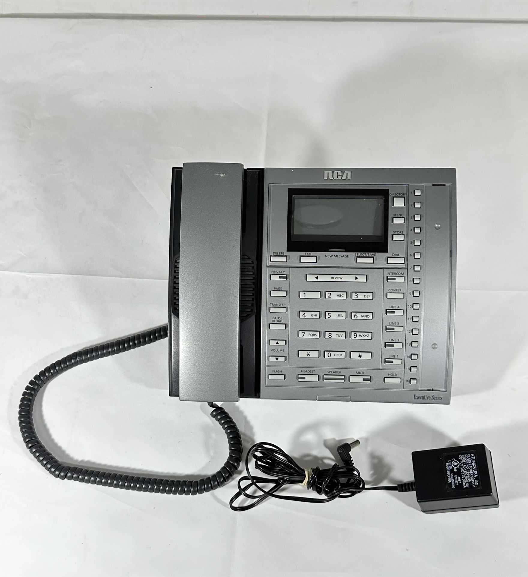 RCA 25404RE3 ~ 4-Line Business Expandable Phone Corded Telephone Speakerphone