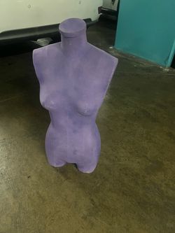 set of two decorative female mannequins