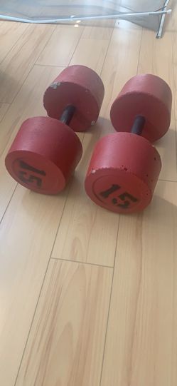 15 lbs dumb bells