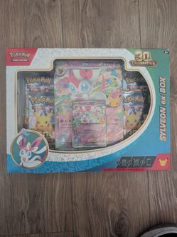 Pokemon 30th celebration Sylveon ex box
