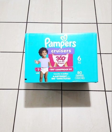 PAMPERS SIZE 6 80 COUNT