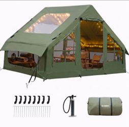 Inflatable Camping Tent with Pump
