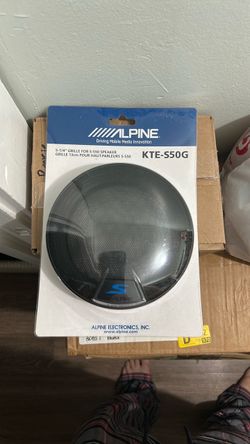 Alpine speaker grille