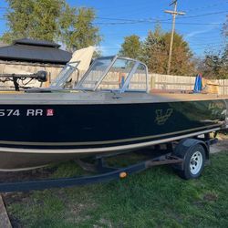 19 Ft Lund Fishing Boat 