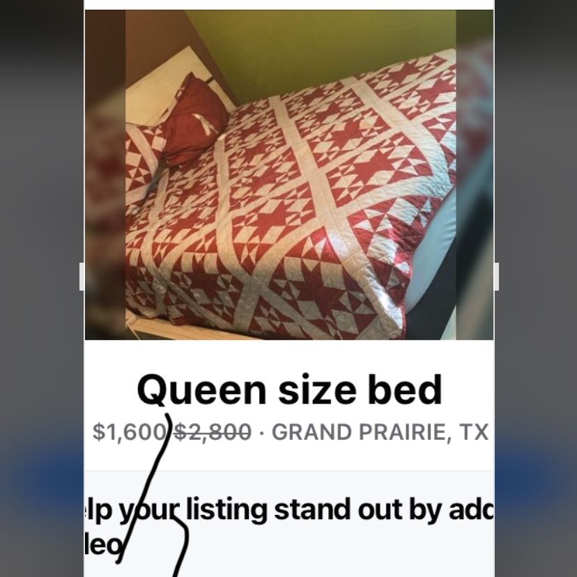 Queen Size Bed With Base !!!!!