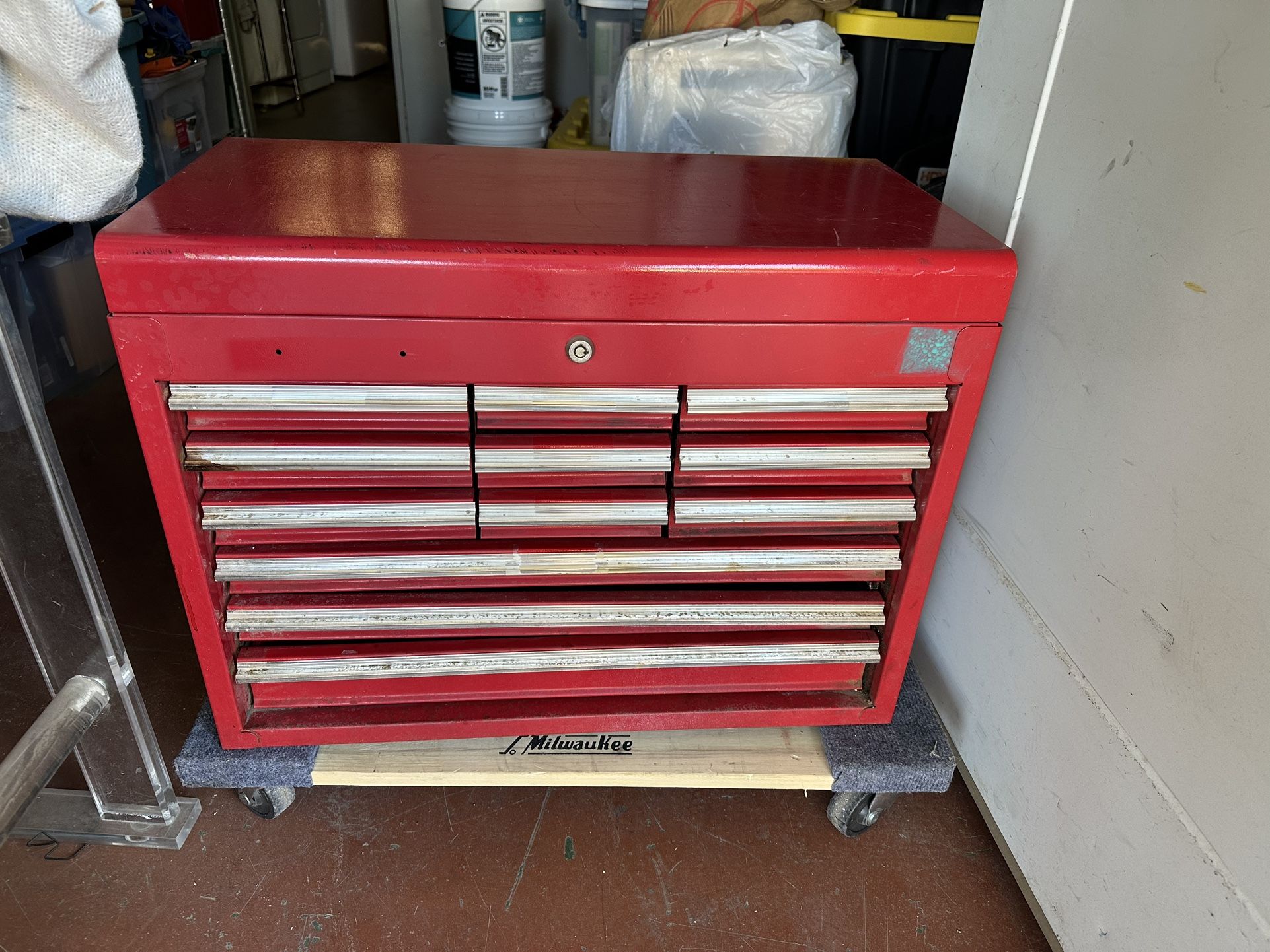 Homak Pro 12 Drawer Tool Box Chest 26w x 14d x 20h