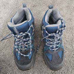 LL Bean Tek 2.5 Hiking Waterproof Trail Hiking Boots 286156 Blue Youth Size 6