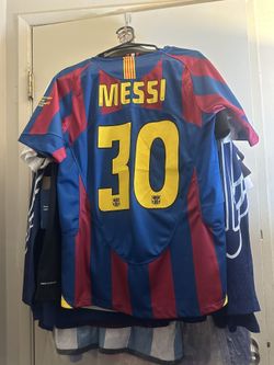 Messi 2005 barcelona jersey 