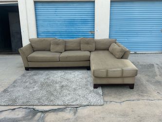Free Delivery🚚 Brown Sectional/ Sala Seccional Cafe