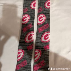 Pink Packers Long Socks 