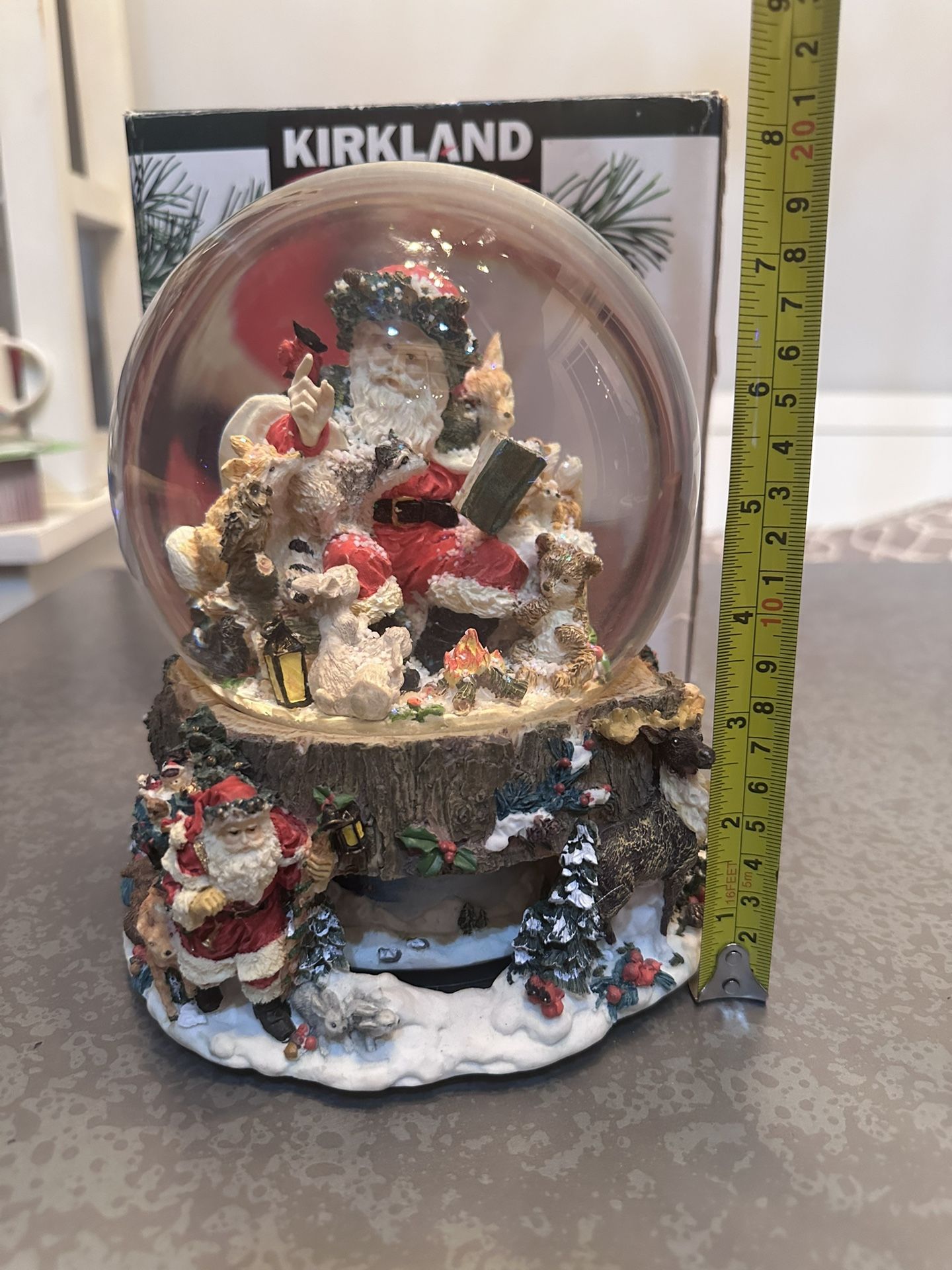 Large Christmas Musical Snow Globe