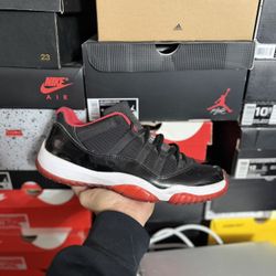 Jordan Bred 11 Lows size 10.5 USED But Clean 