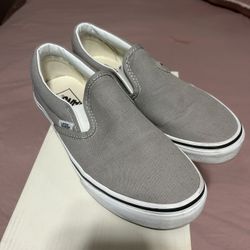 Grey Vans Lightly Used Women Size 7.5 Or Mens 6