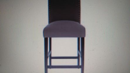 DHI Upholstered 26" Counter Stool with Nail Head Trim