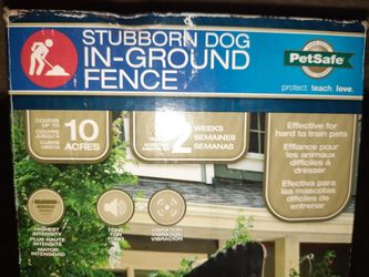 IN GROUND....DOG FENCE W/EXTRA COLLAR 