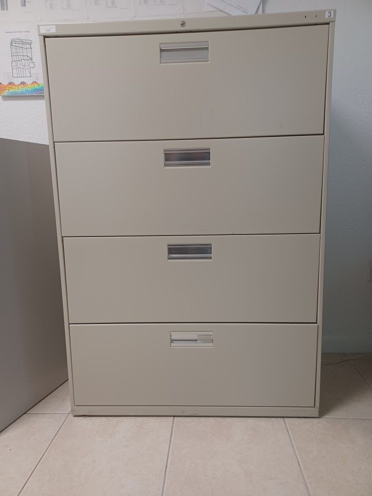 4 Drawer Lateral File Cabinet