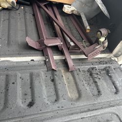 Queen Size Bed Frame With 4 Rollers Good Condition