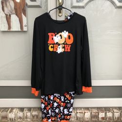 Super-soft “Boo Crew” Halloween Pajama/Loungewear Set