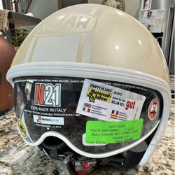 Nolan Cream Helmet 