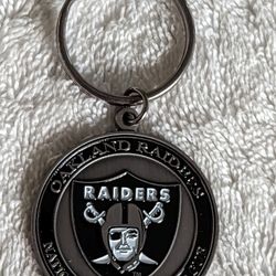 New Oakland Raiders Commemorative Keychain