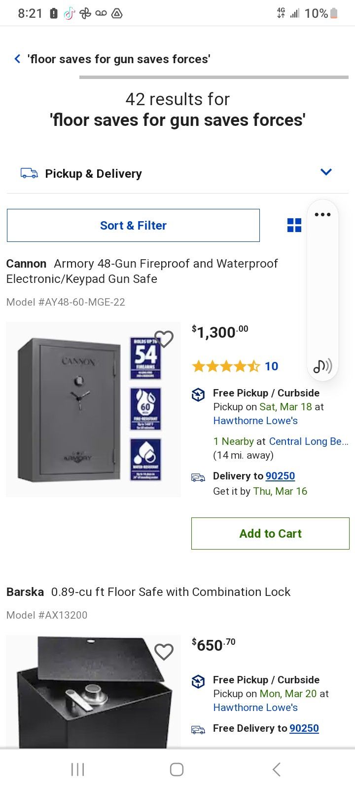 Cannon 48 Gun Safe
