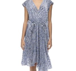 NWT Zadig & Voltaire Rozane Velours Devore Dress