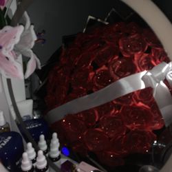 Red Ribbon Flowers NEED GONE!!