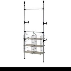 Modern 3-Tier Metal Tower Rack 89in Tall