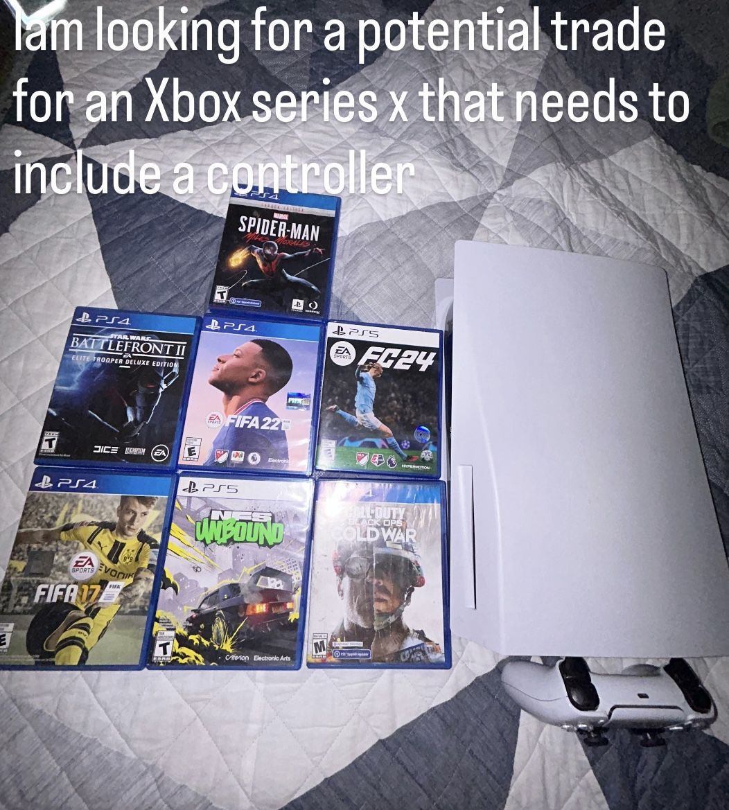 Playstation5 + Controller+ Games