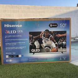 MV 50” Hisense smart 4k Qled tv 