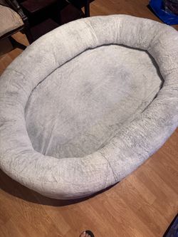 Large Oval Plush Pet Bed